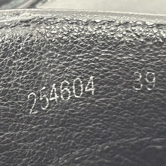 Claetyn Wood Boots Womens 8.5 Black Chelsea Leather Hidden Wedge Bootie 39EU - Picture 5 of 6